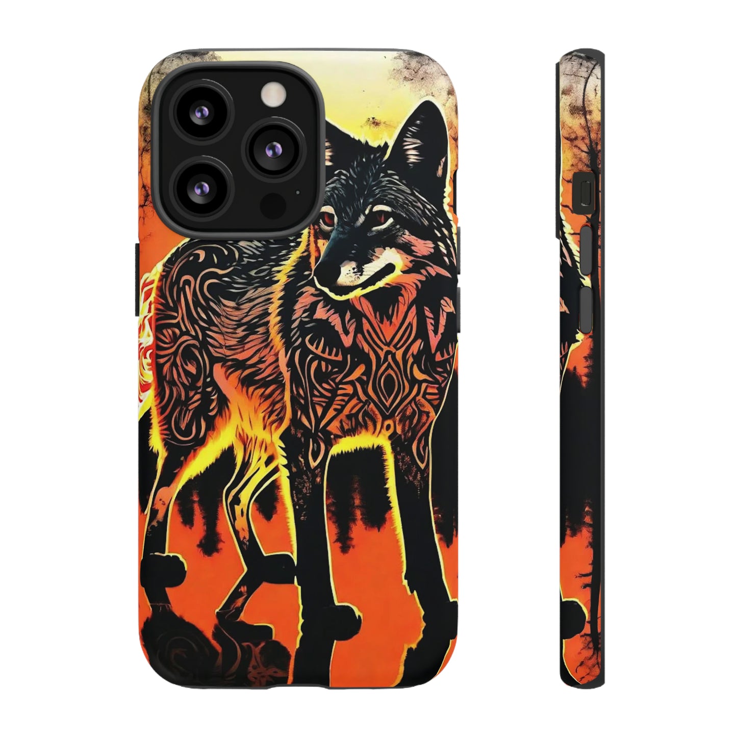 Fiery tail Tough Case