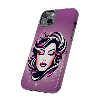 Magenta Lady Tough Case