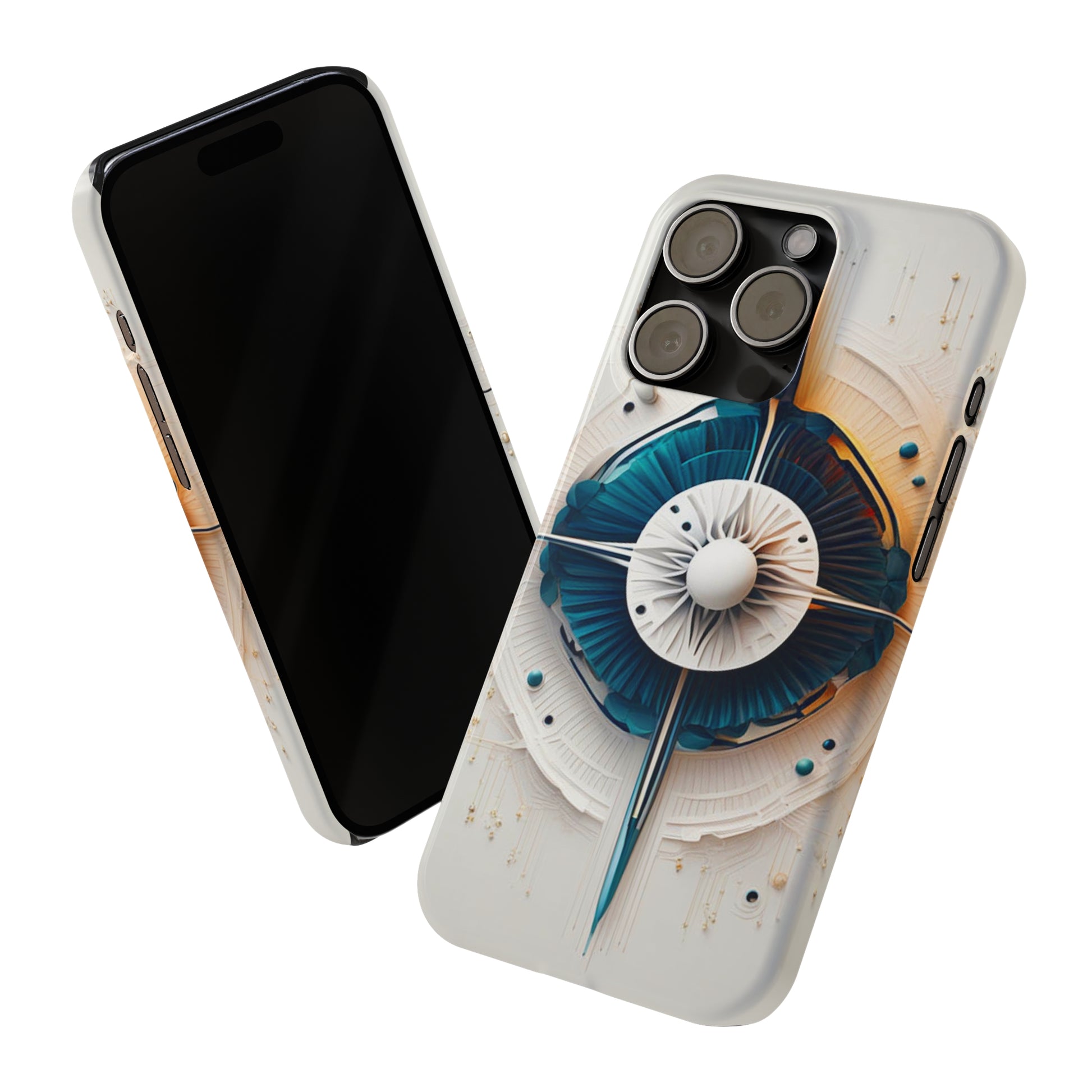 Abstract Top Slim Phone Case - Colorwink