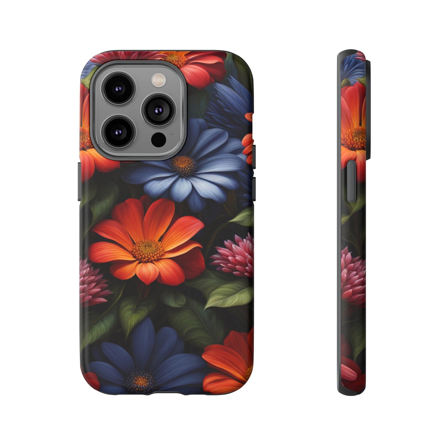 Flame Flowers Tough Case