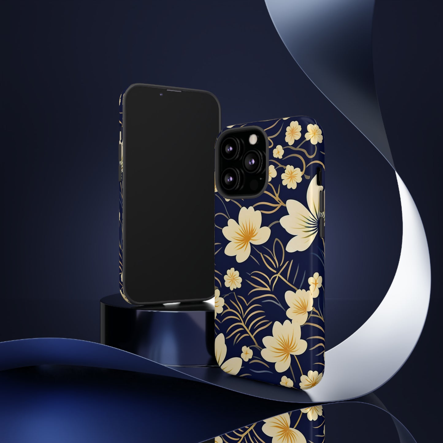 White Flower Art Tough Case