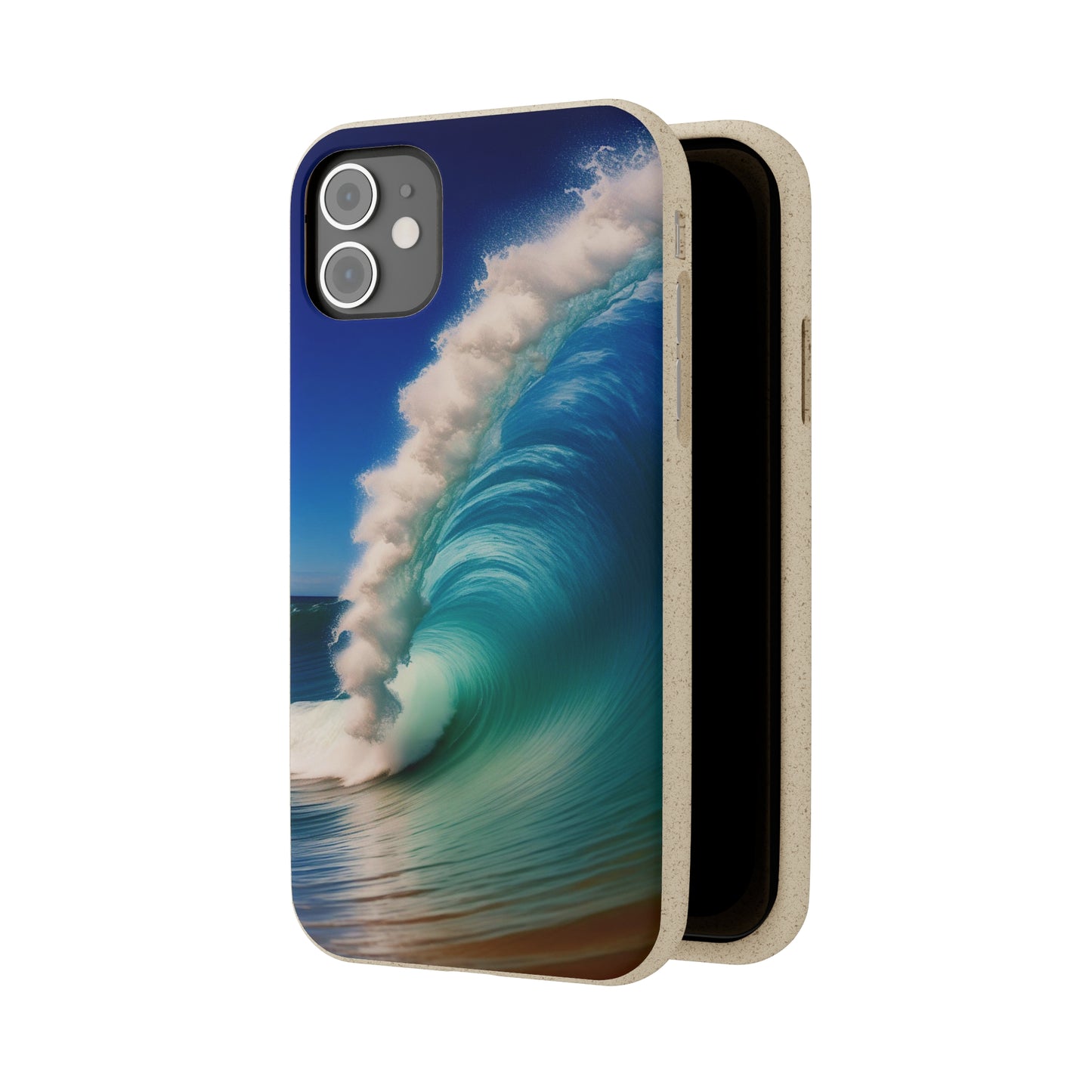 Deep Blue Wave Biodegradable Case