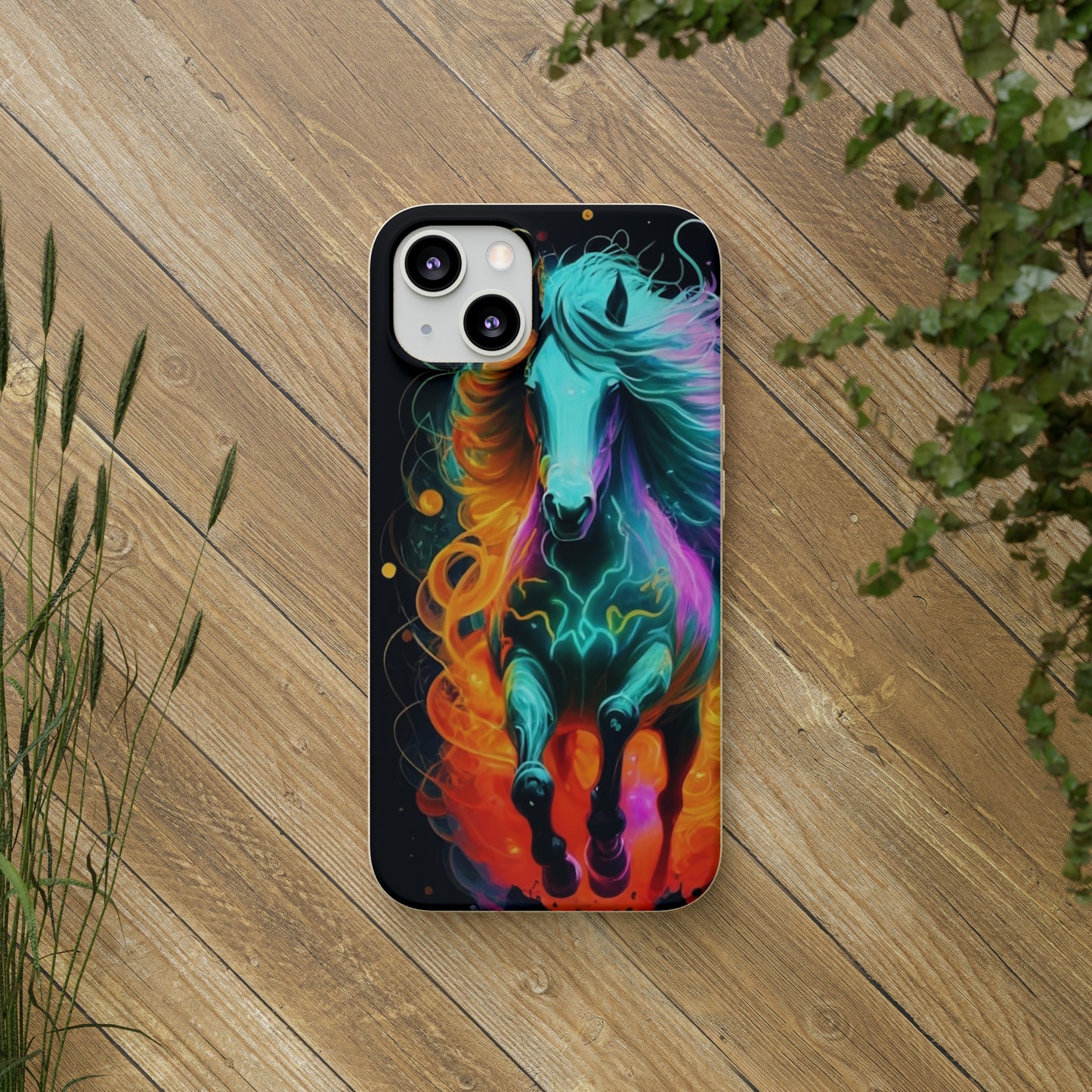 Psychedelic Horse Biodegradable Case