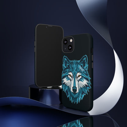 Cubism Wolf Art Tough Case