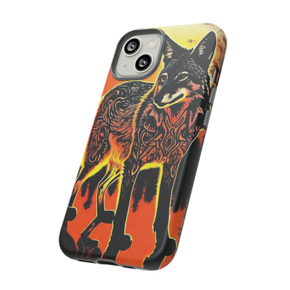 Fiery tail Tough Case