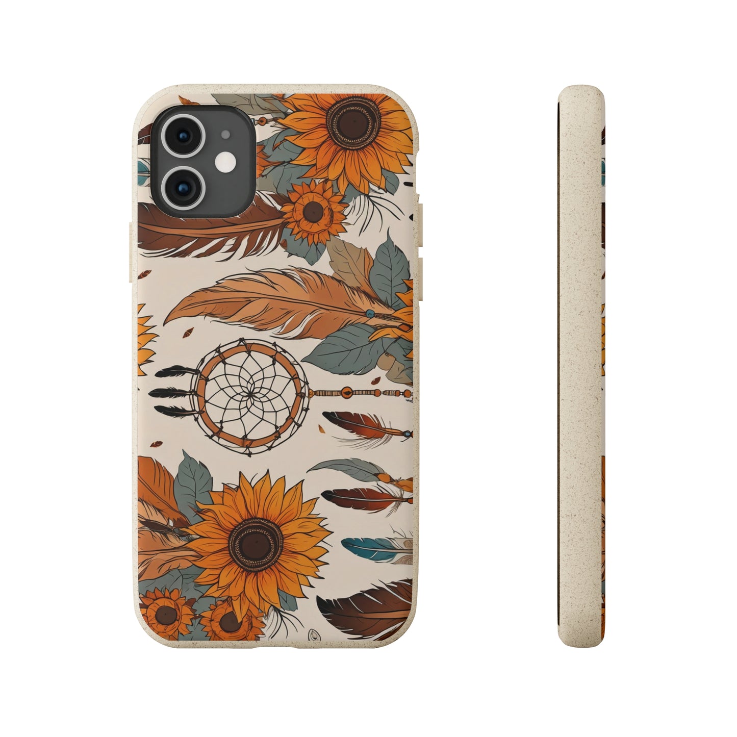 Floral Art Biodegradable Case