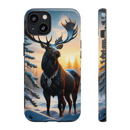 Winter Moose Tough Case