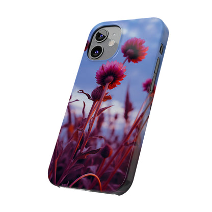 Violet Flower Slim Phone Case - Colorwink