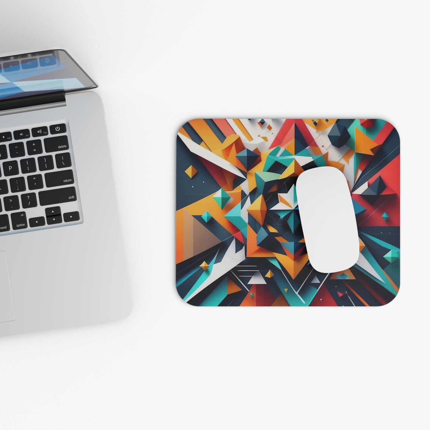 Tesseract Pattern Mouse Pad