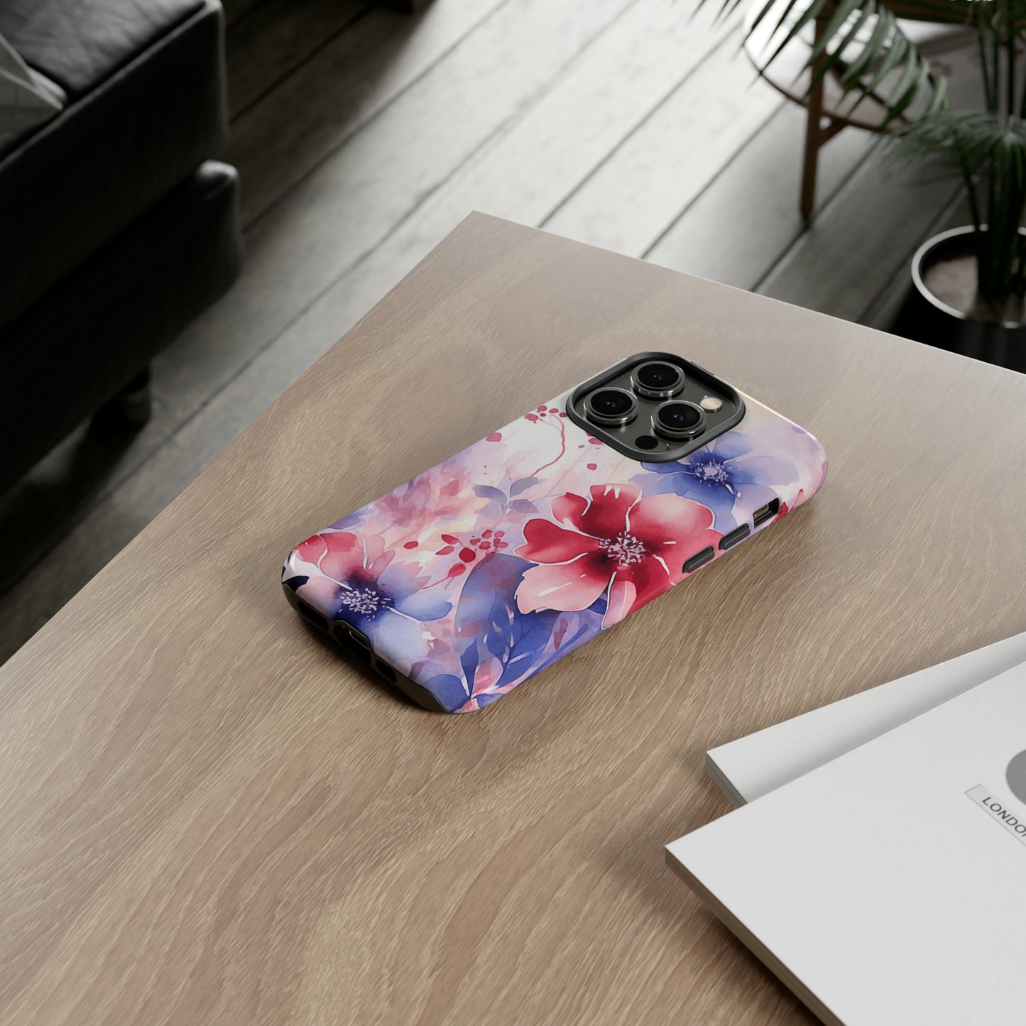 Floral I-phone Tough Case