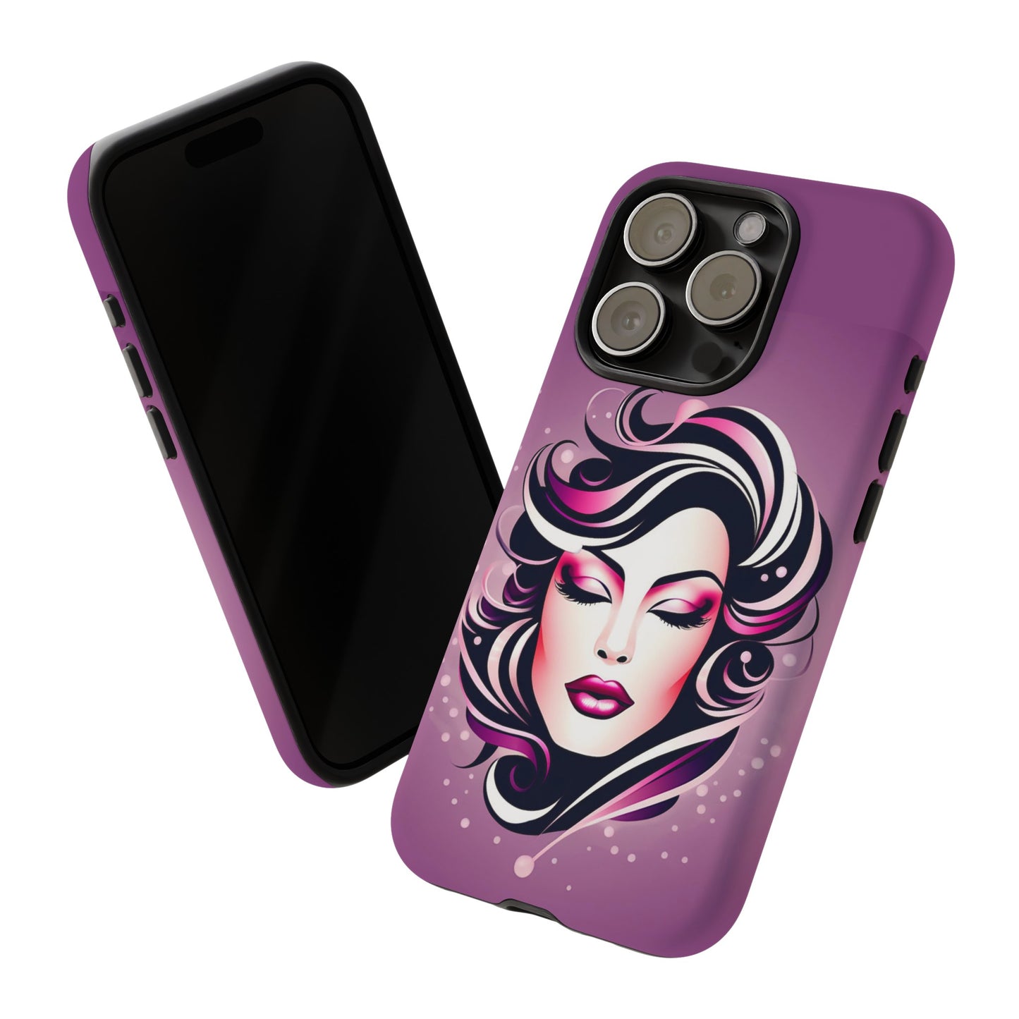 Magenta Lady Tough Case