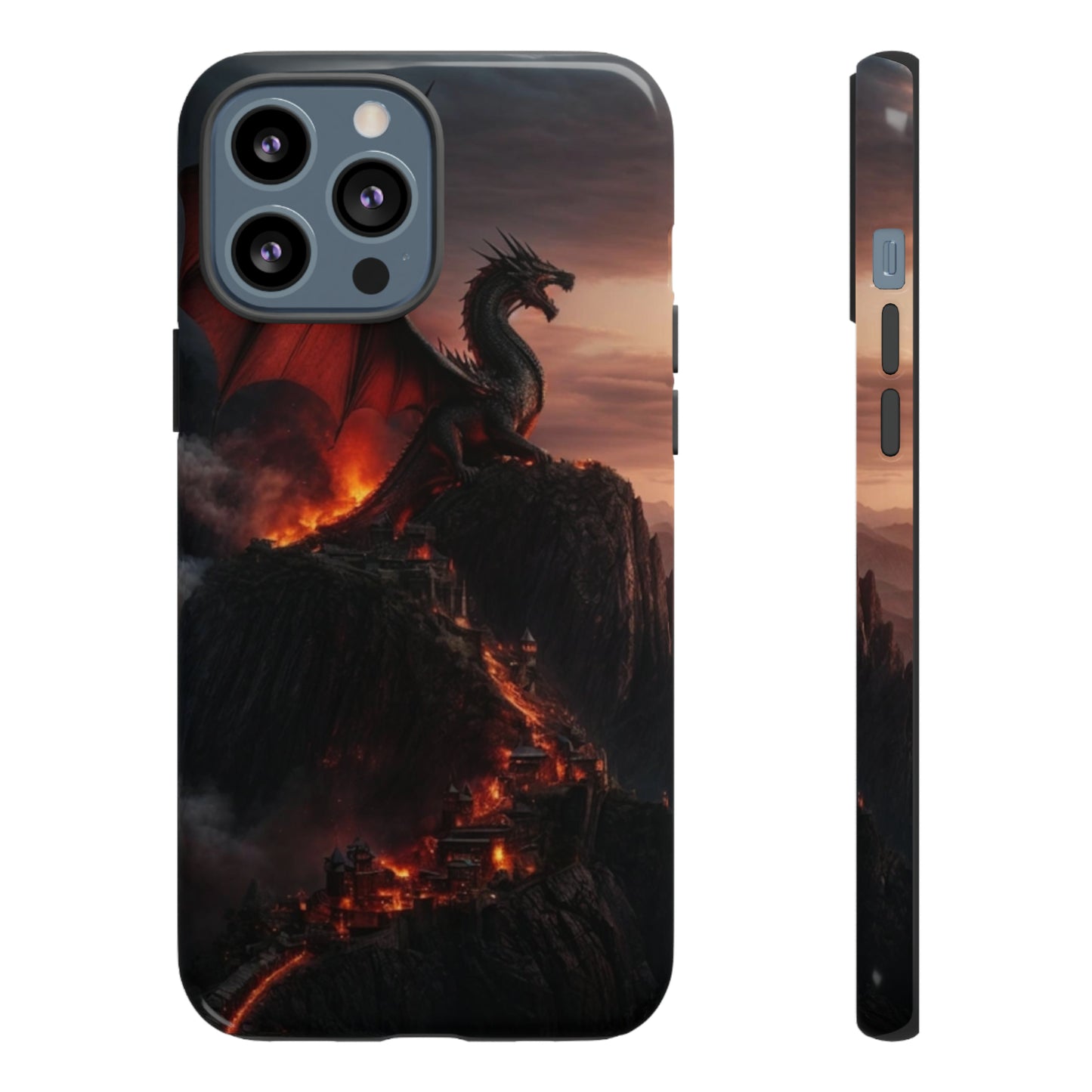 Dragon on mountain Tough Case