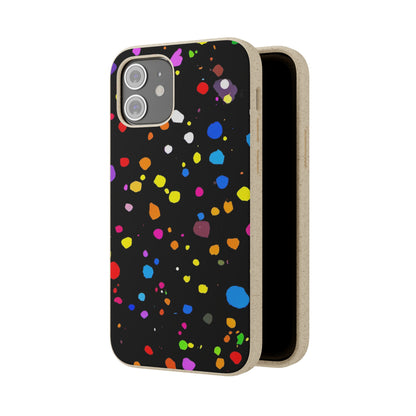 Colorful Dot Parade Biodegradable Case