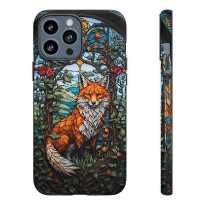 Stained Glass Art of a Fox Tough Case