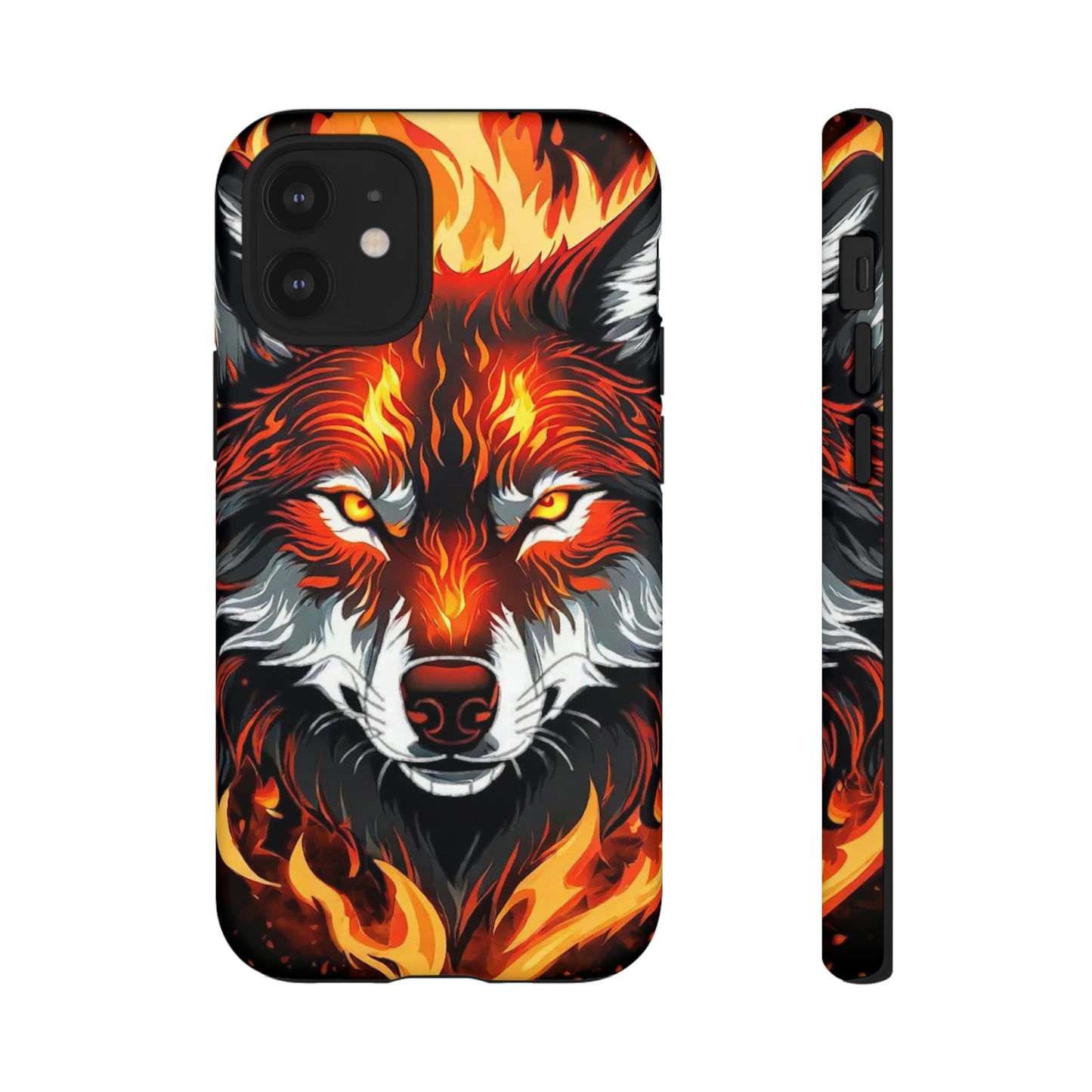 Fiery Wolf Tough Case