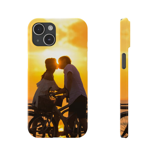 Sunset Kiss Slim Phone Case