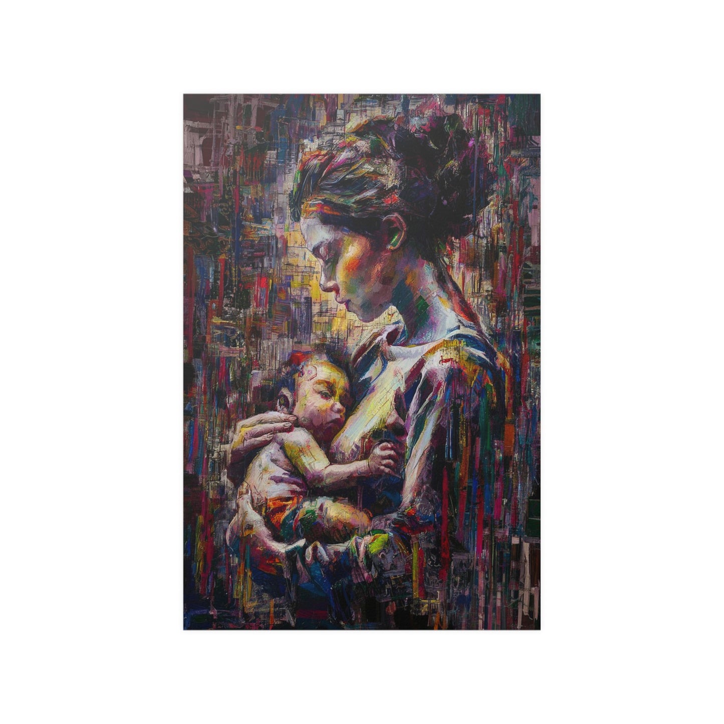 Motherhood Abstract Poster