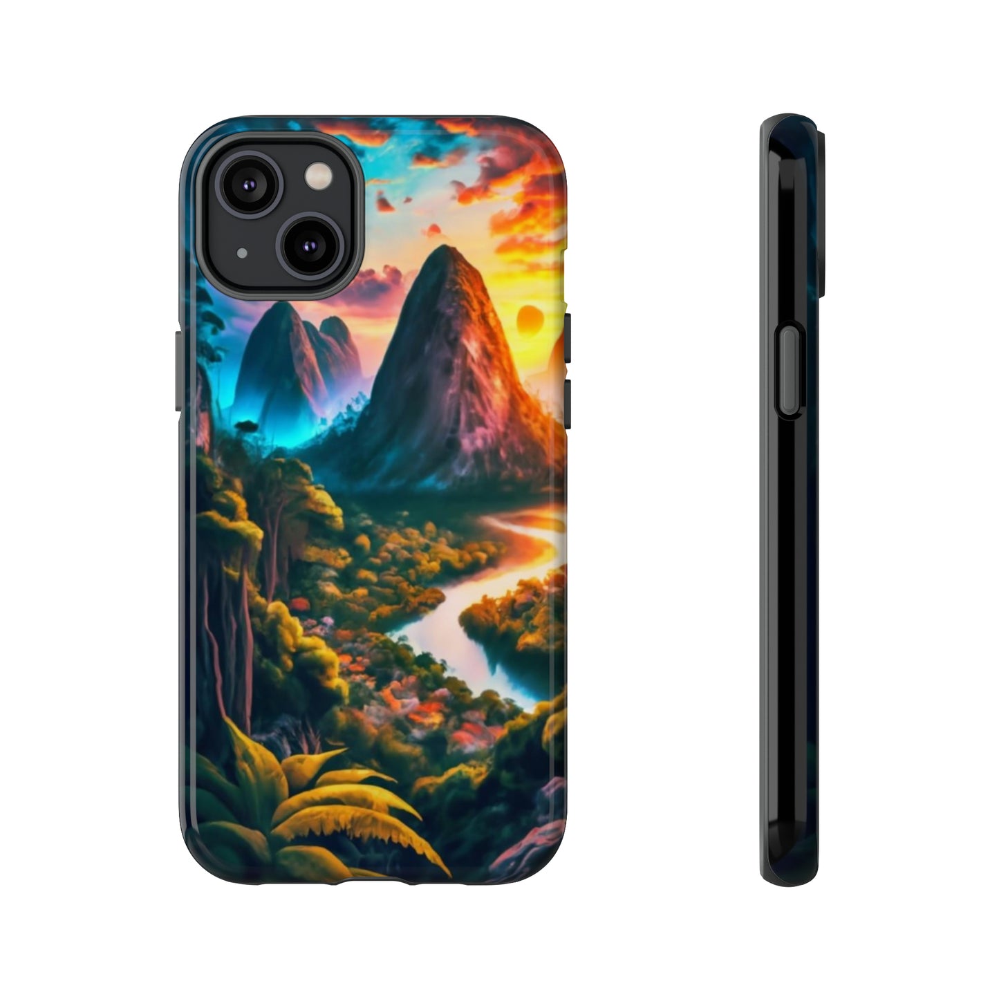 Glowing Mountain Tough Case