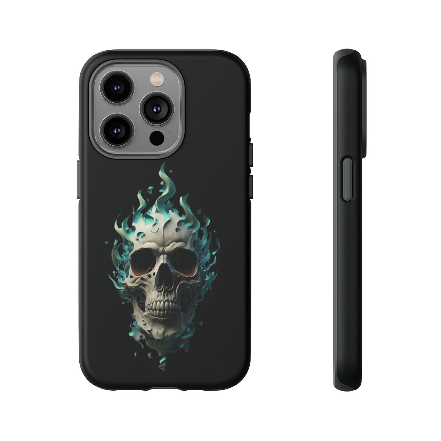 Flaming Skull Tough Case