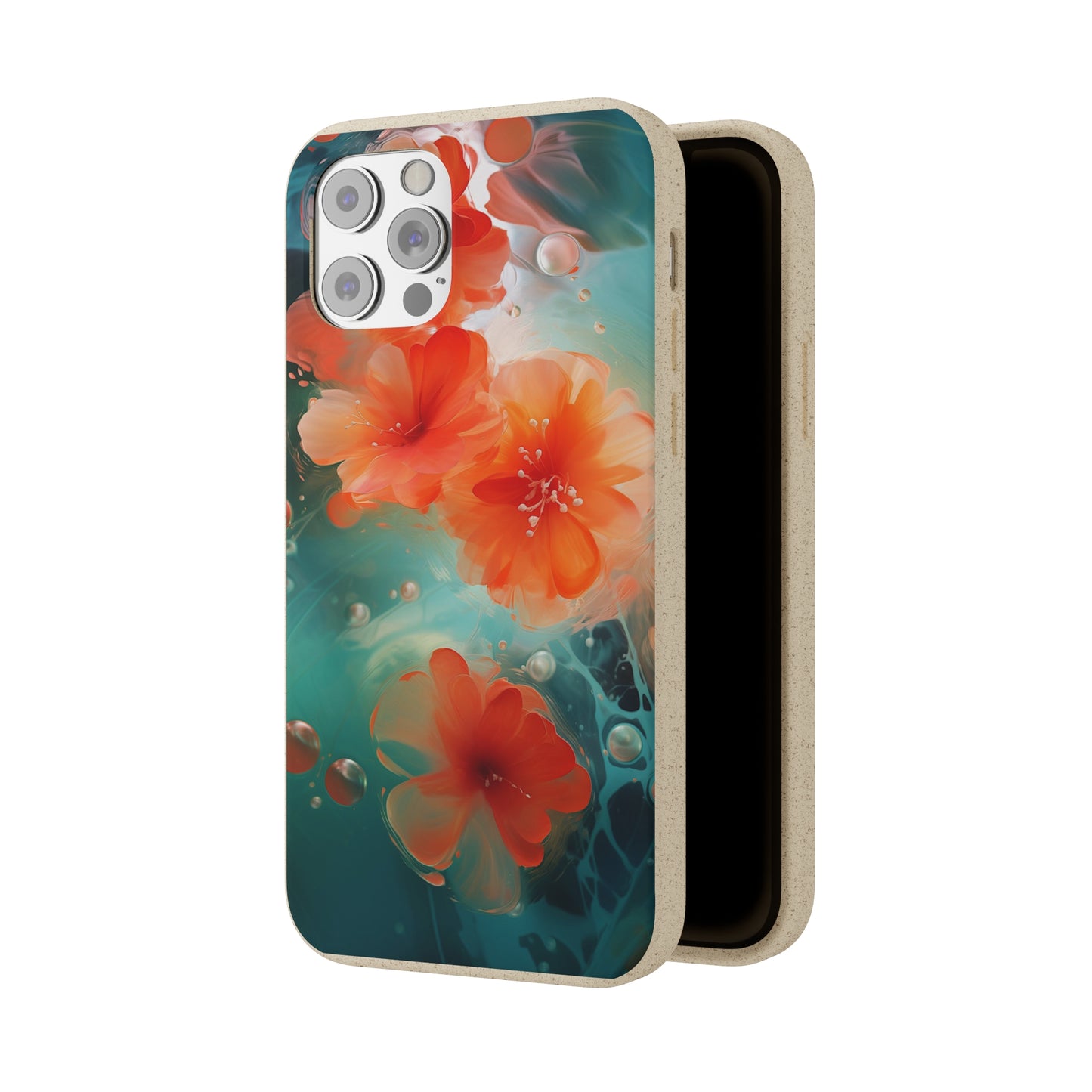 Flower painting Biodegradable Case