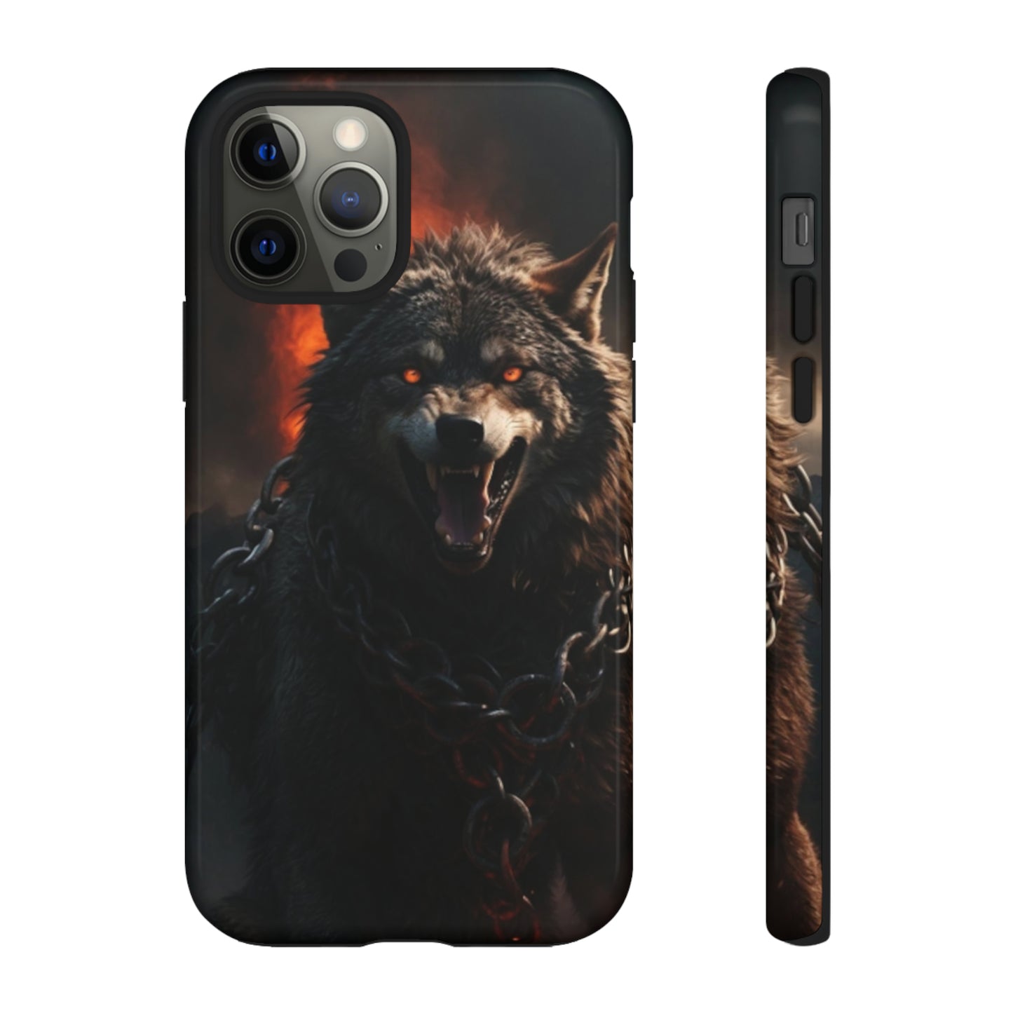 Wolf chained Tough Case