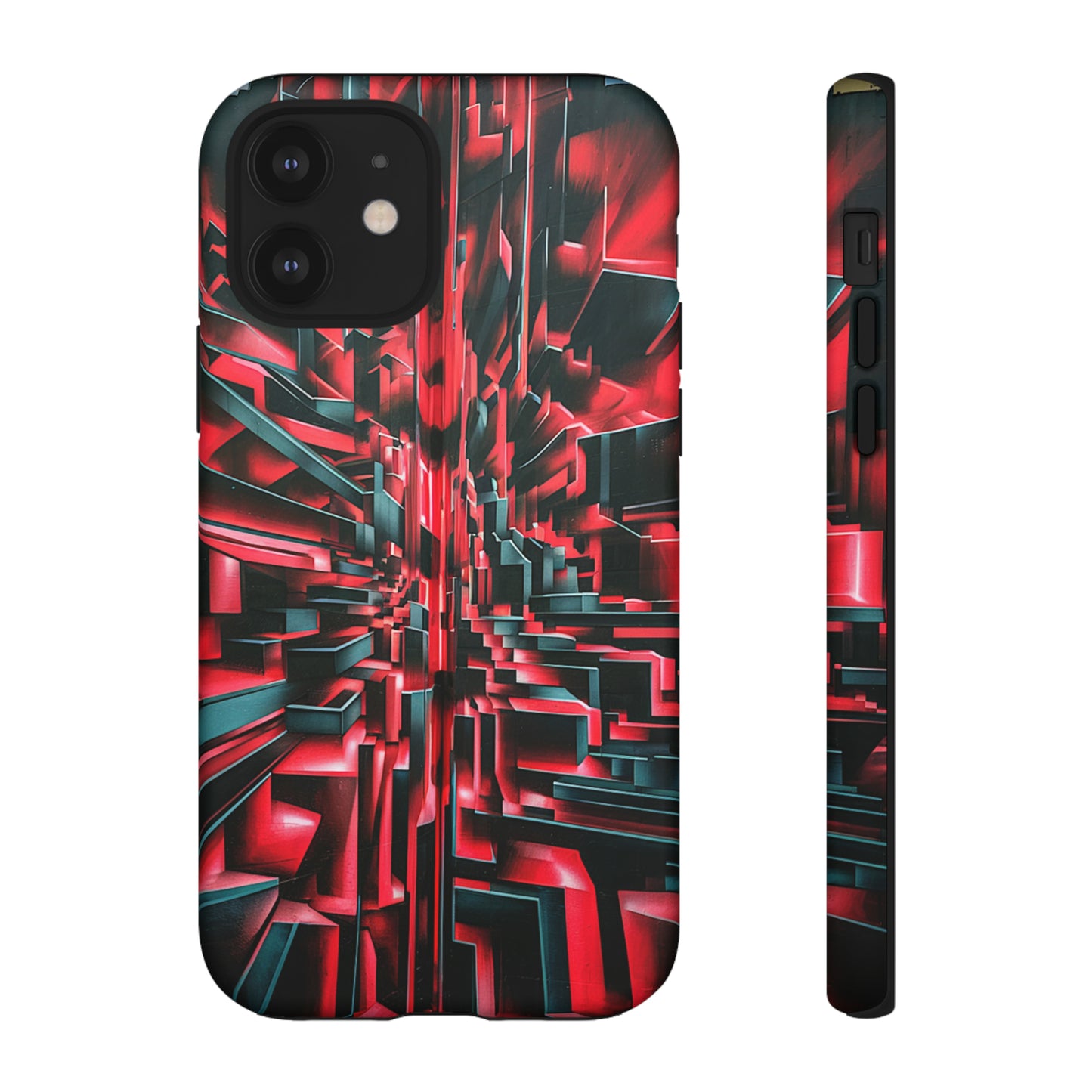 Red Illusion Art  Pattern Tough Case