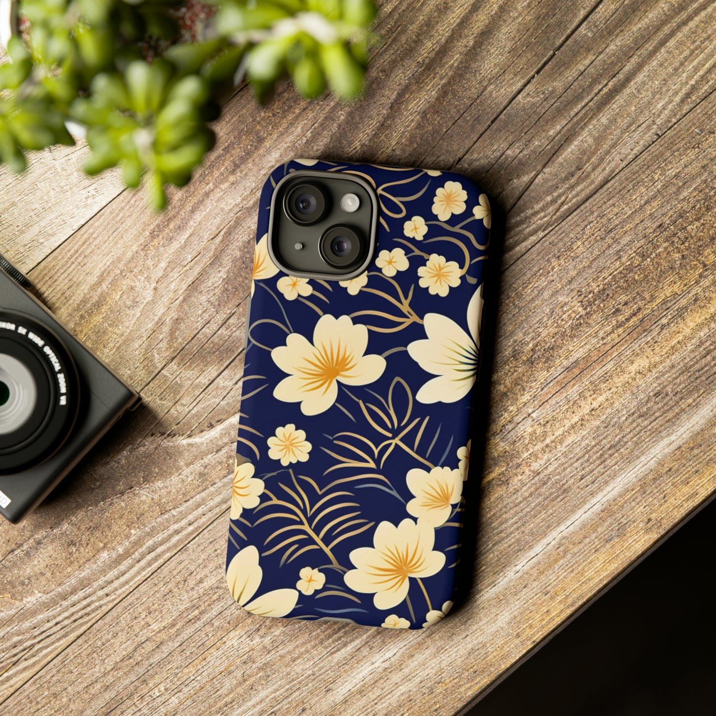 White Flower Art Tough Case