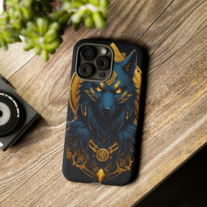 Golden wolf Tough Case