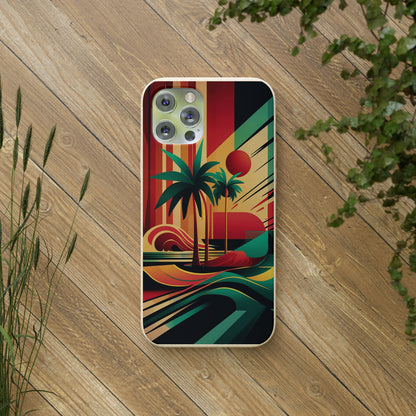 Beach Painting Biodegradable Case