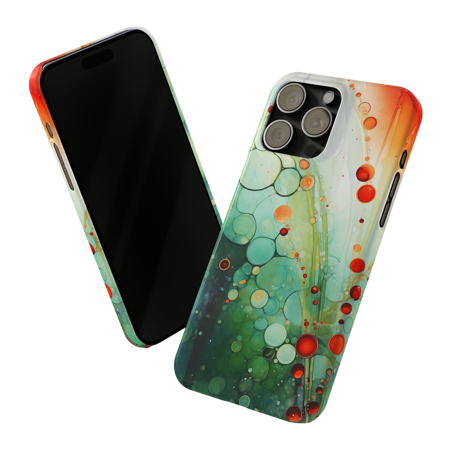 Abstract Shapes Design Slim Phone Case - Colorwink