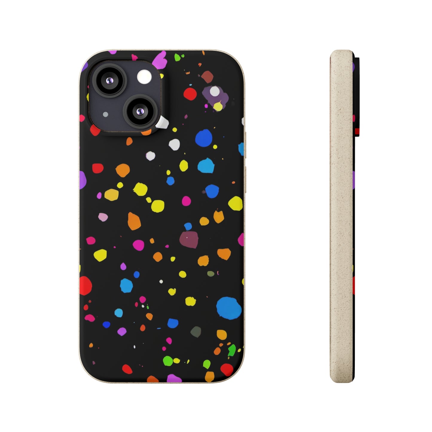 Colorful Dot Parade Biodegradable Case