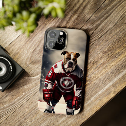 Ice Hockey Player Slim Phone Case - Colorwink