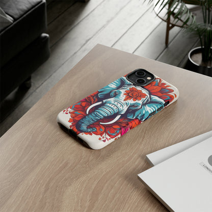 Floral Elephant Tough Case