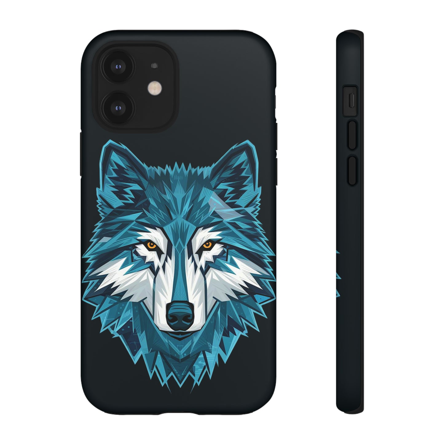 Cubism Wolf Art Tough Case