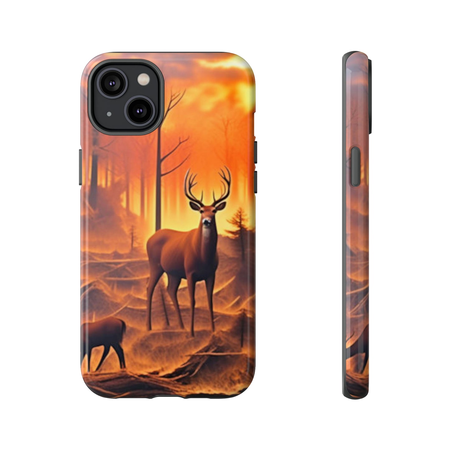 Deer Painting Tough Case