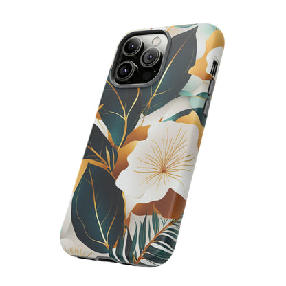 White Flowers Art Tough Case