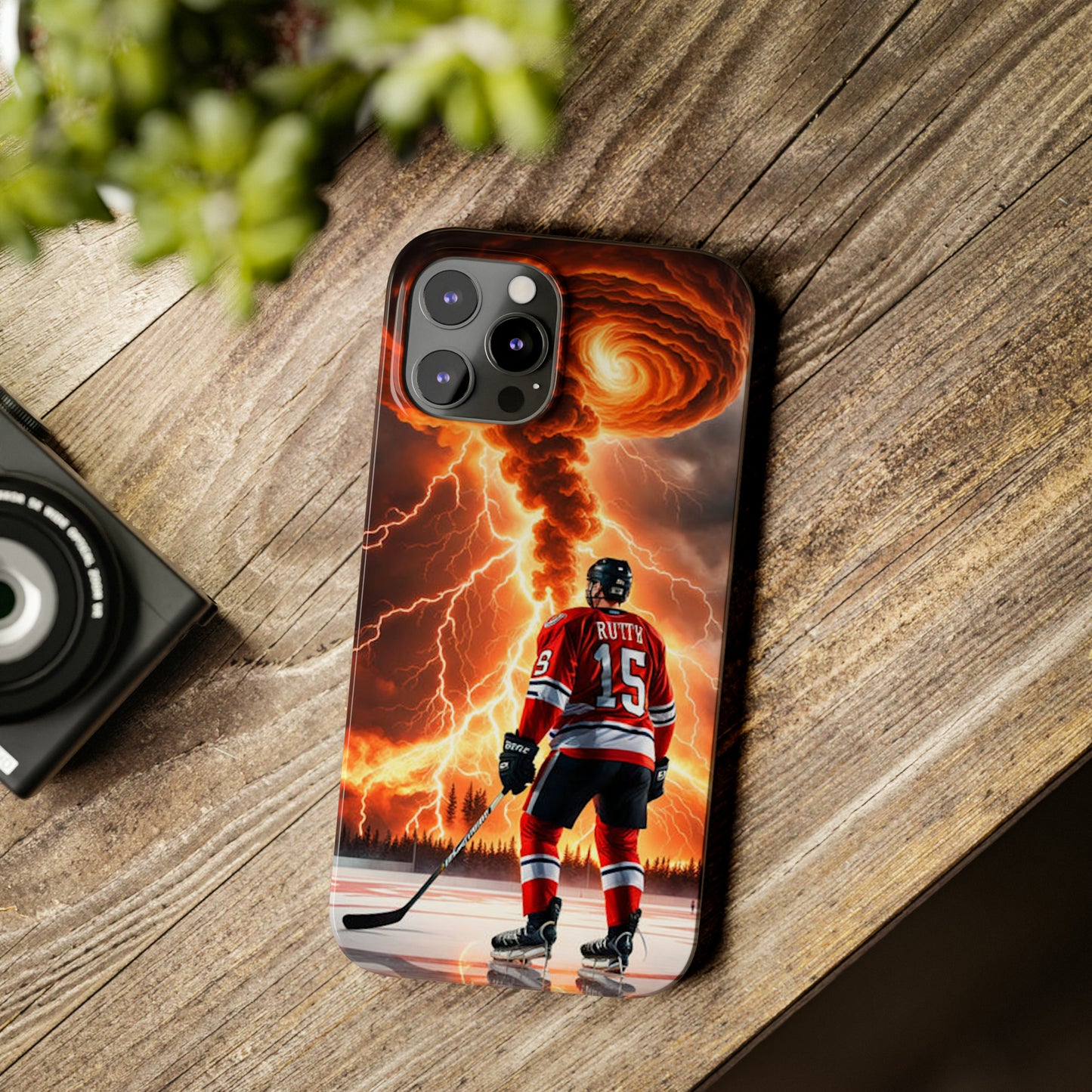 Ice Hockey Slim Phone Case - Colorwink