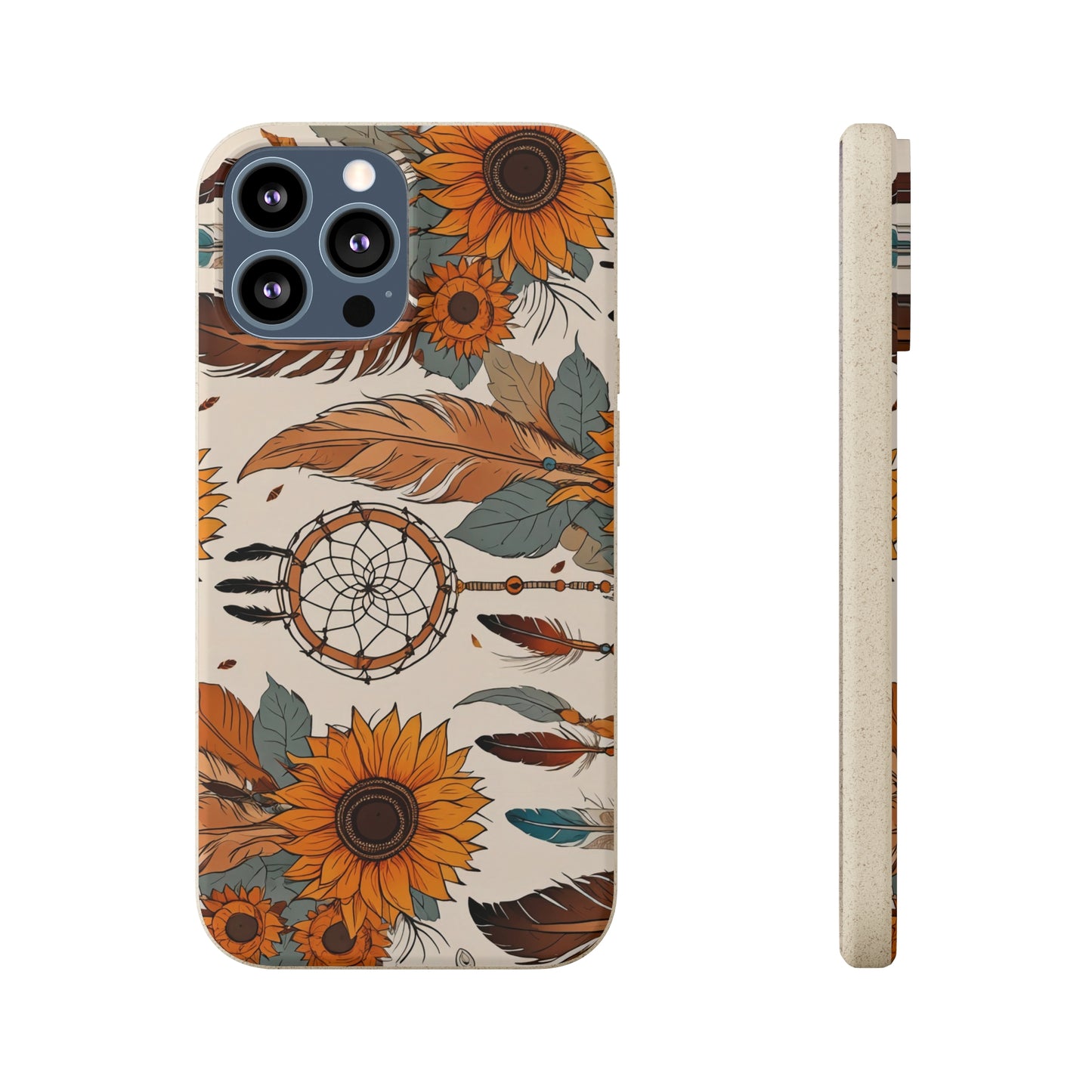 Floral Art Biodegradable Case