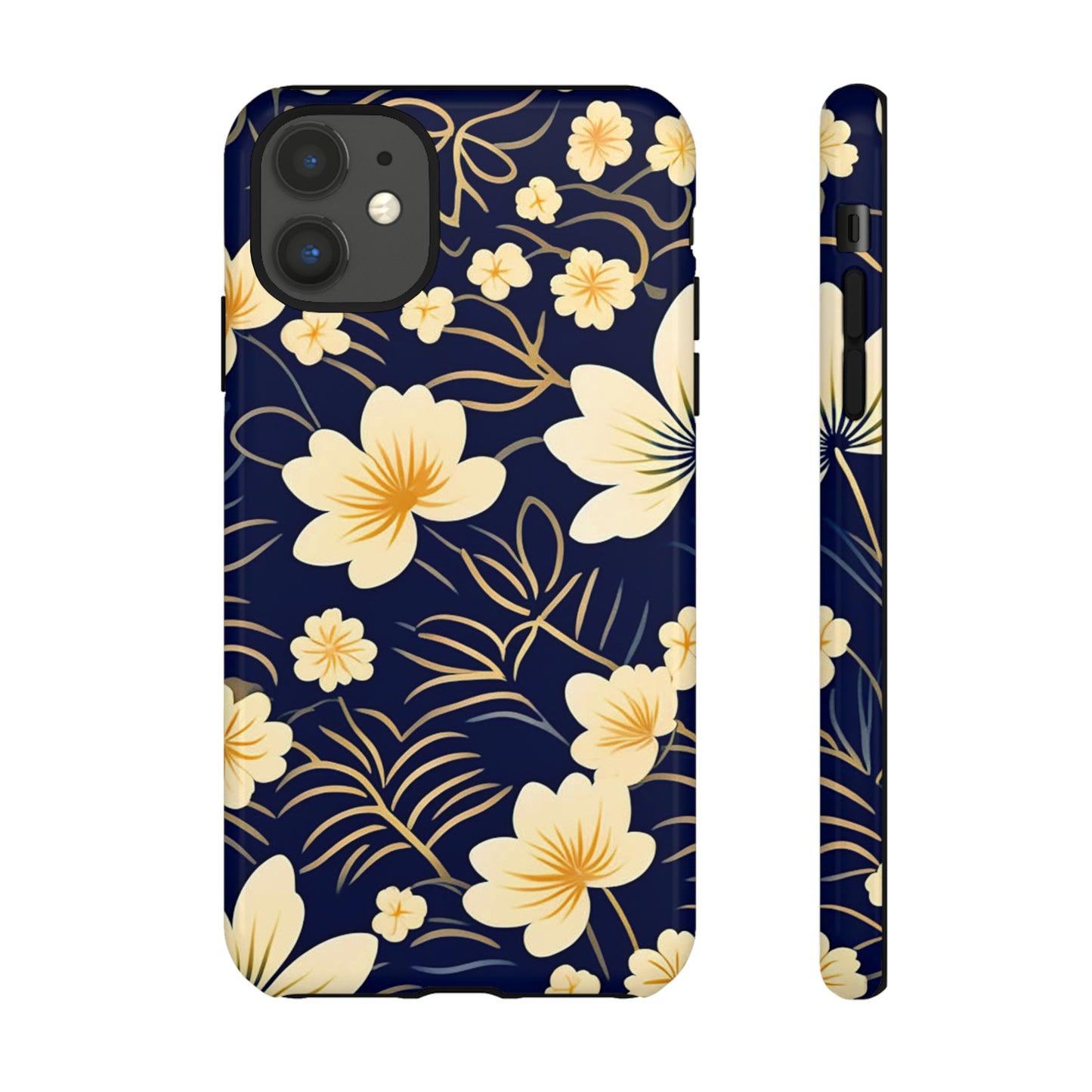 White Flower Art Tough Case