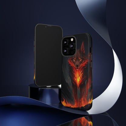 Red Glowing Fox  Tough Case