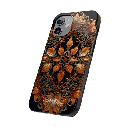 Floral Symphony Slim Phone Case - Colorwink