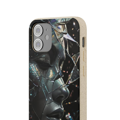 Fractured Glass art Biodegradable Case