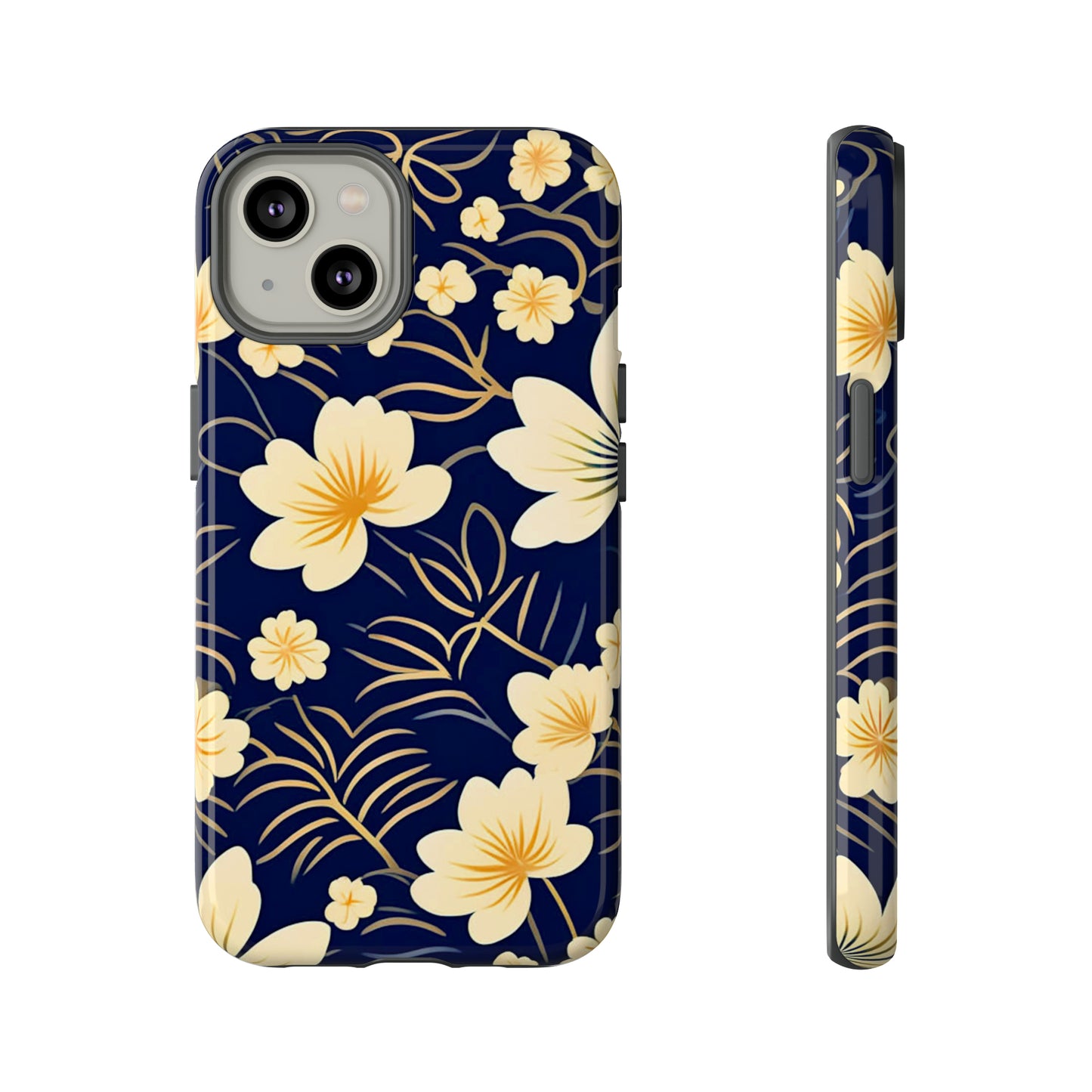 White Flower Art Tough Case