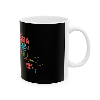 World Map Coffee Mug