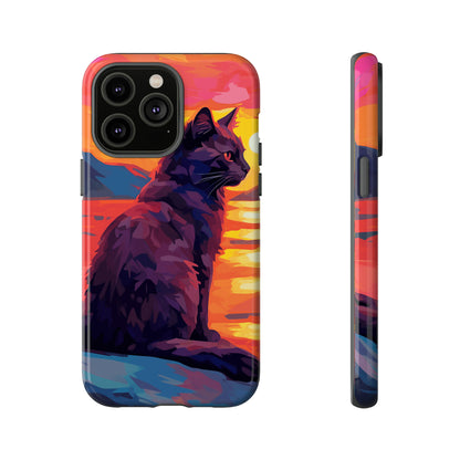 Sunset Cat Tough Case