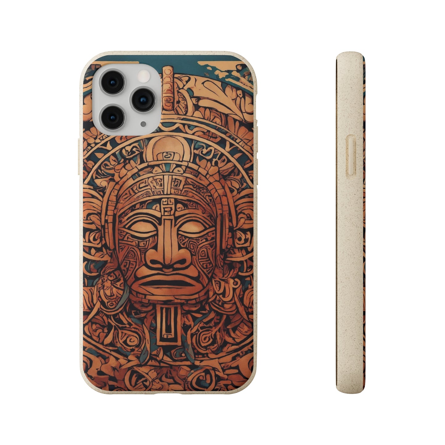 Marquesan Tattoo Style Biodegradable Case