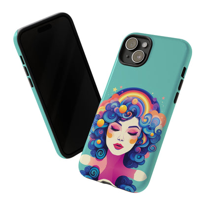 Blue Calm Lady Tough Case