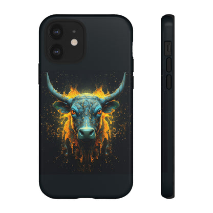 Bull Face Yellow Tough Case