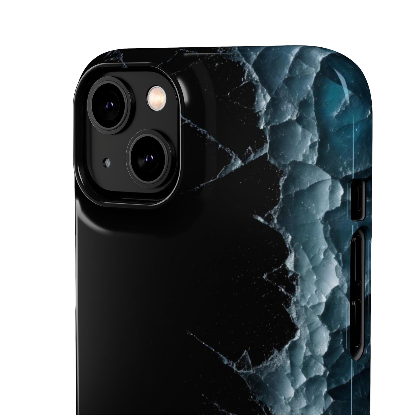 Blue Ice Cracking Snap Case - Colorwink