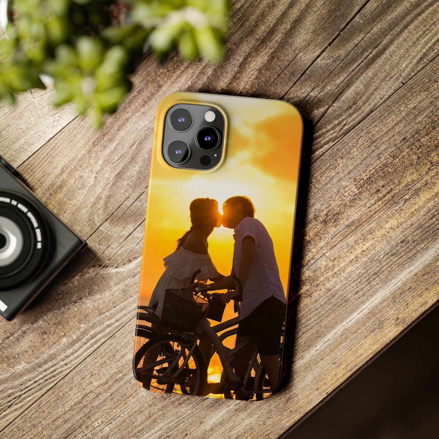 Sunset Kiss Slim Phone Case